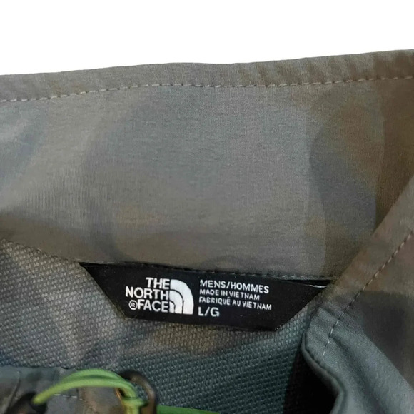 The North Face Men's Green Softshell Water-Resistant Fleece Jacket Size Large‎ - Picture 4 of 5